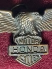 Vintage Honda Motorcycles Belt Buckle Variant Design Eagle Rare  Brass