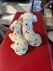 Vtg 1987 Stone Critters Dalmation Pups Puppies Dog Figurine Sc-512 Made In Usa