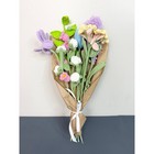 Crochet Flower Bouquet  Spring Flowers  Handmade Tulips  Knitted Flower Gift