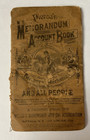 Pierce s Memo Account Book 1884 Medical Cures