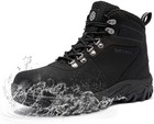 Larnmern Steel Toe Work Boots Men non Slip Safety Shoes comfortable Industria   