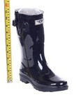 Women Rubber Rain Boots Mid-calf 11  Pull-on Waterproof Solid Boots  Colors