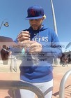 Yerry Rodriguez Signed Baseball Texas Rangers 2023 World Series Photo Proof Coa