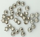 Newless 100pcs 9mm Cones Diy Leathercraft Metal Punk Studs Rivet 9mm  Silver