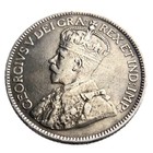 1912 Canada Quarter 25 Cent King George V 5 Crown Bough Silver Coin  Ngs064