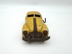 Vintage Japan Tin Wind Up Sedan Car Yellow 5 5    Working Toy