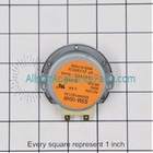 Ge Microwave Turntable Motor Wb26x10082
