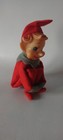 Vintage Christmas Ornament Elf Pixie Gnome Knee Hugger Figurine Mid Mod 