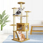 Cat Tree Tower Scratching Posts Cat Condo Trees For Large Cats Bed Toy