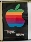 Vintage 1980 Apple Computer Poster Rainbow Logo Msr  M30 0580 50k Original
