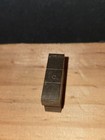 Rare Antique Letterpress Printer Block Brass Press Letter C Type Printing