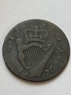 1776 Colonial America   s - British General Cornwallis-ireland Hibernia 1 2 Penny