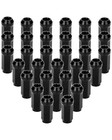  Set Of 32 Black Spline Chrome Wheel Lug Nuts 3 4 For Chevy for Ford for 