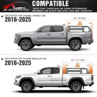 1000lbs 13 3  Overland Bed Racks Cargo For 2016-2025 Toyota Tacoma W  Bed Rails