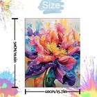 Flower Paint By Numbers Kit For Adults peony Adult Painting By Numbers For Be   