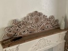 Pair French Cottage Architectural Shabby Chic Corbels Bracket Chippy Farmhouse