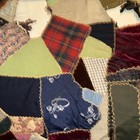 Antique Crazy Quilt Cutter Top 50x78