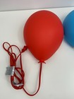 Lot Of 2 Ikea Dromminge Balloon Wall Lamp Lights Red And Blue Tested
