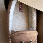 Levi s Comfort Lite Men s Moccasin Slippers Brown Suede Memory Foam Size 13