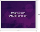 Native American Indian Tribe Camp At Sunset  Painting Real Canvas Art Print
