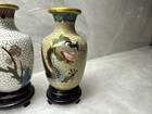 Two Sets Of Three Vintage Mirror Pairs  Of Chinese Cloisonne Vases Brand New