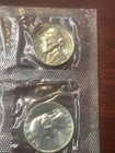 1959 Us Mint Proof Set Ogp 90  Silver 5 Coins Franklin 50c Original Envelope Coa