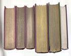 Lot Of 6 Books Purple pink Cloth Decor Staging Display Antique Old Vintage