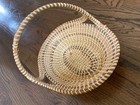 Large Gullah Charleston South Carolina Sweet Grass Oval Basket 14 In X 12 In