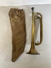 Ww1 Abbott Us U s  Bugle Field Trumpet Horn Regulation Antique 6d84