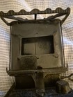Antique 1893 Central Oil Gas Stove Co  Daisy No9 Cast Iron Food Heater Top Broke