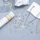 Newitin 100 Pcs Gold Silver Jewelry Set For Women Costume Y2k Jewelry Set