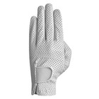 New Men 100  Cabretta Perforated Leather Golf Left Hand Gloves White