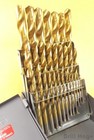 29 Pc Drill Bit Set Index Titanium Ti-22 Twist Drill Hog    Lifetime Warranty