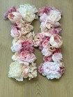 Custom Floral Wooden Letter  Nursery  Wedding Decor  Wall Decor  Alphabet