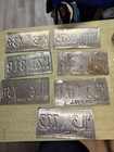 Lot Of 7 Mississippi Walthall marion County Used Very Good Cond  License Plates