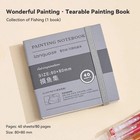 Sketchbook Drawing Notebook Hardcover 40 Sheets Refillable Mini Art Book