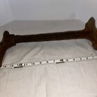 Vintage Antique Cast Iron Cobbler Shoemakers Stand 14 5 Inchestall With One Shoe