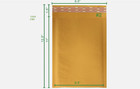 100  2 Kraft Bubble Padded Envelopes Mailers 8 5 X 11   Free Shipping