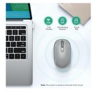 Wireless Mouse 2 4g Quiet Computer Mouse Usb Receiver Portable Cordless Grey New