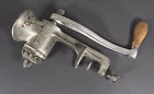 Rare  universal  Food Meat Chopper Cast Iron Food Prep Hand Crank   2  Vintage