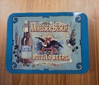 Vintage Anheuser-busch Budweiser Playing Cards Tin Set Sealed Decks Made In   
