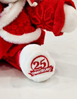 Dan Dee 25th Anniversary Snowflake Christmas Teddy Bear Plush White Bear 12 