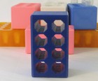 10x Pack Of 10 Mini Microcentrifuge Tube Rack Micro Stand 0 5-1 5ml Tubes 8 Hole