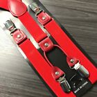 New Mens Womens Wedding 4 Clip-on Suspenders Elastic Y-shape Adjustable Braces