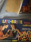 Vintage 1967 Lite Brite With Looney Tunes Refill Pages Extra Pegs
