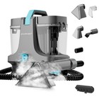 Portable Steam Carpet Cleaner  18kpa Spot Cleaner  Compact   Lightweight  Gray