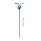 100pcs Sewing Pins Straight Pin With Plastic Pearlized Ball Head Green