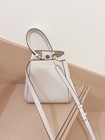 Tory Burch 2way Handbag Shoulder Bag White Leather Authentic