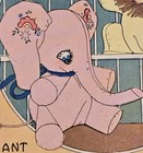     1950s Vogart Transfer Pattern 159  Embroider 4 Stuffed Animals  Uncut     
