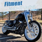 Meathook Engine Guard Highway Crash Bar For Harley Softail 2018-2023 Black 